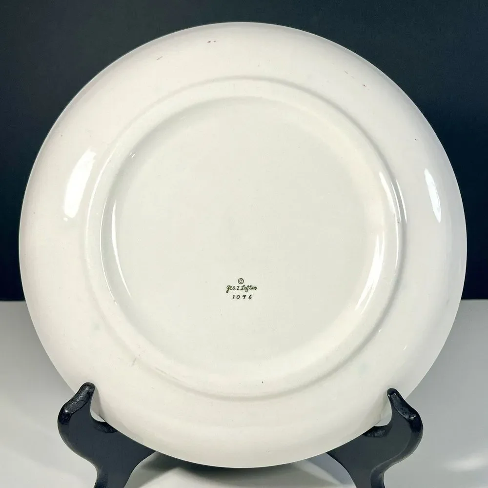 Vintage 1950's Geo Z.‎ Lefton Christmas Tree Plate 8